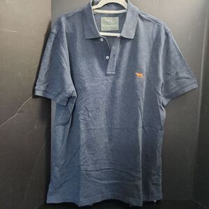 Gunn Polo Shirt Mens Extra Large Navy Polo Short Sleeve Embroidered Logo Classic